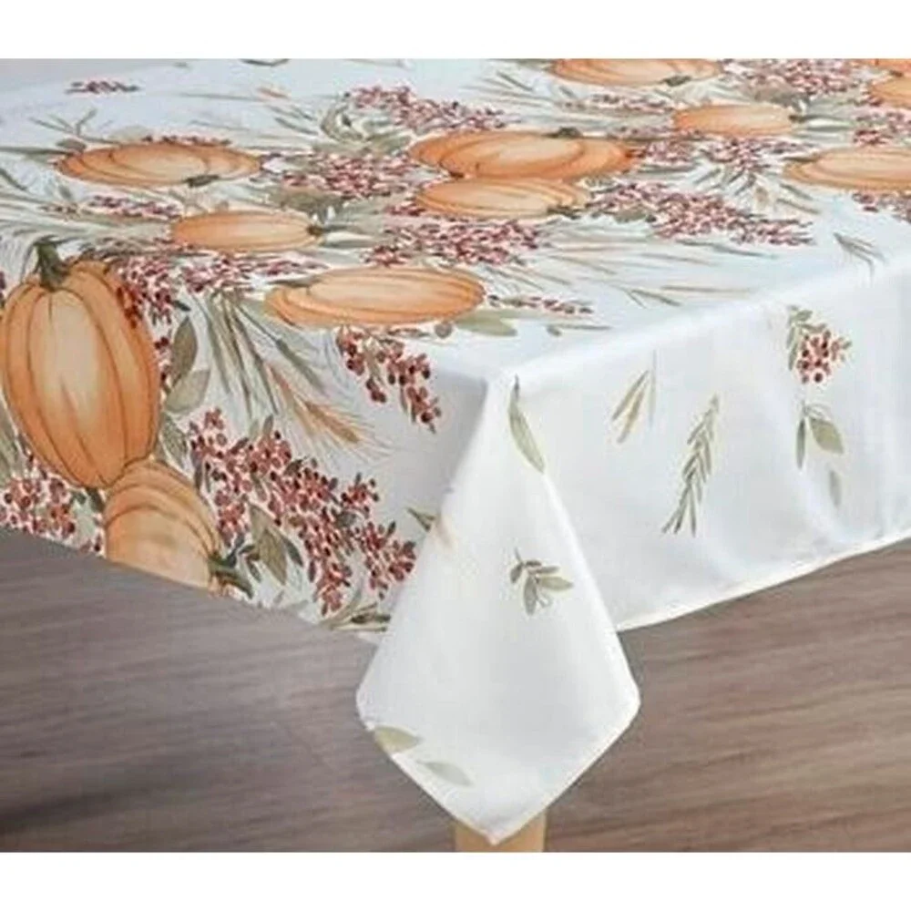 1 Printed Fabric Tablecloth, 60